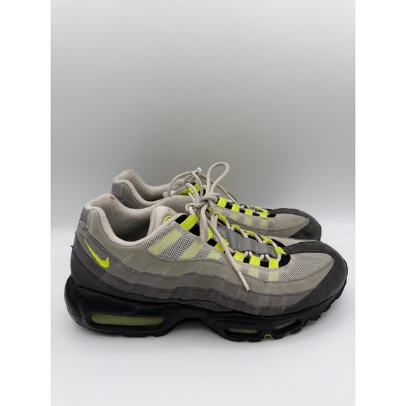 Nike Other - Nike Air Max 95 OG Neon Grey Volt Black 554970-071 Mens Size 11 Running Shoes